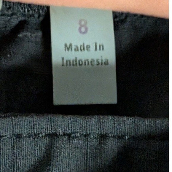 Athleta Womens Black Cargo Jogger Pants Ripstop Hiking Travel Size 8 - Picture 12 of 14